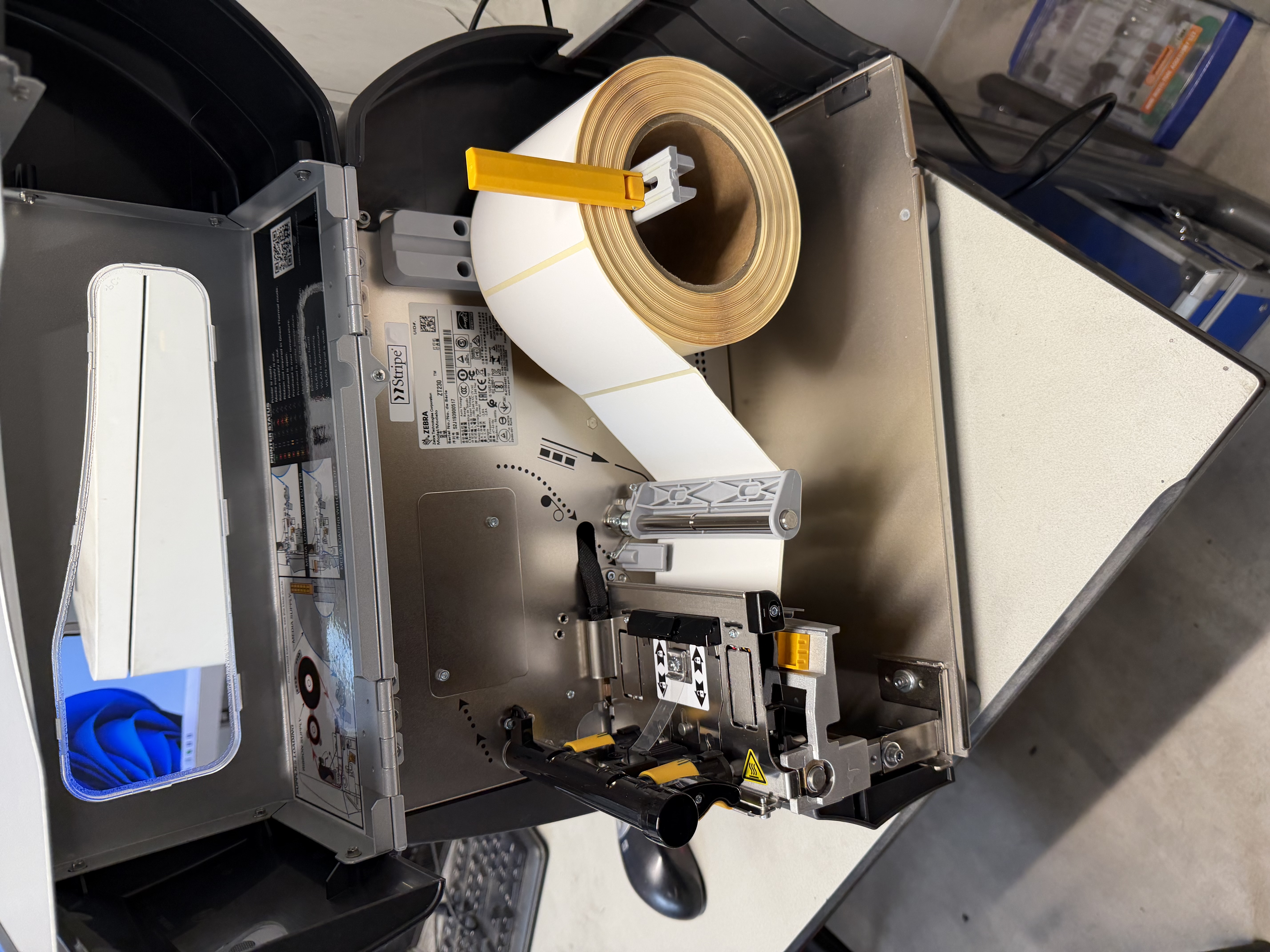 Labelprinter bij Insu-W-Rapid