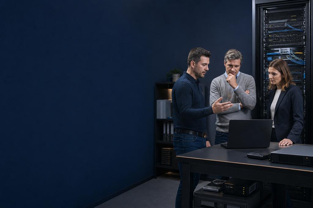 Illustratieve Windows- en integratiebeheerders die services, geplande taken, certificaten, wachtrij en transactiestatus controleren
